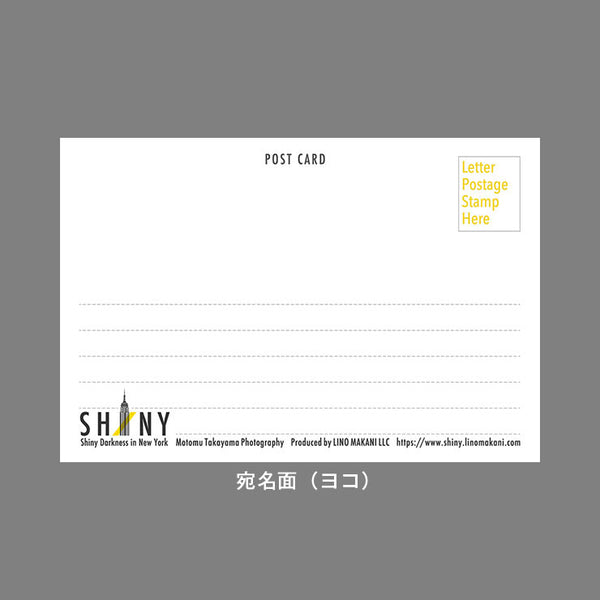 SHINY New York Post Card / PCNY009